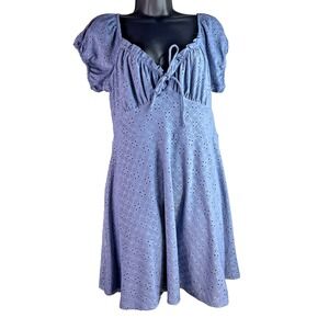 blue lace dress women Dusty Blue Lace Maxi Dress with Cut Out